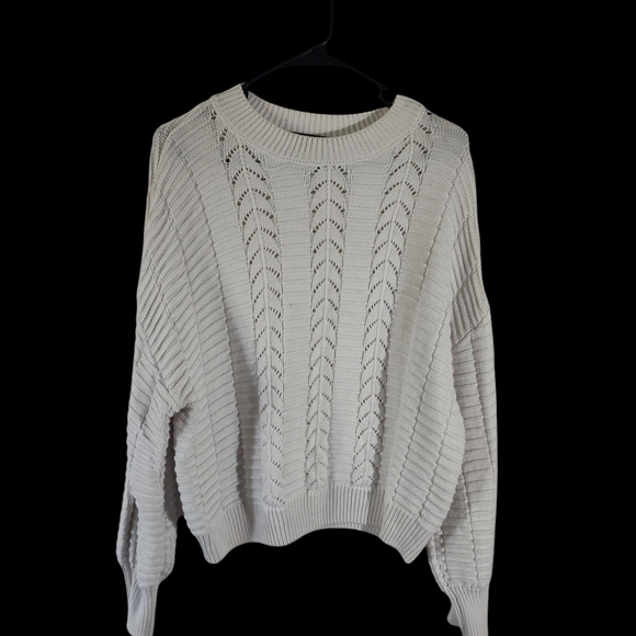 Women's Cream Sweater - Picture 1 of 2